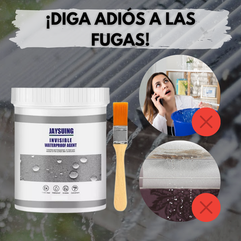 Sellador Impermeable de Grietas y Fugas 500g + Brocha Gratis